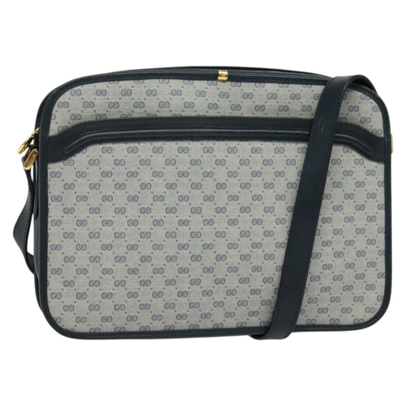 【日本直送】GUCCI Micro GG Supreme 單肩包 PVC 海軍藍/金色 001 256 1308 正品 ep10887-0