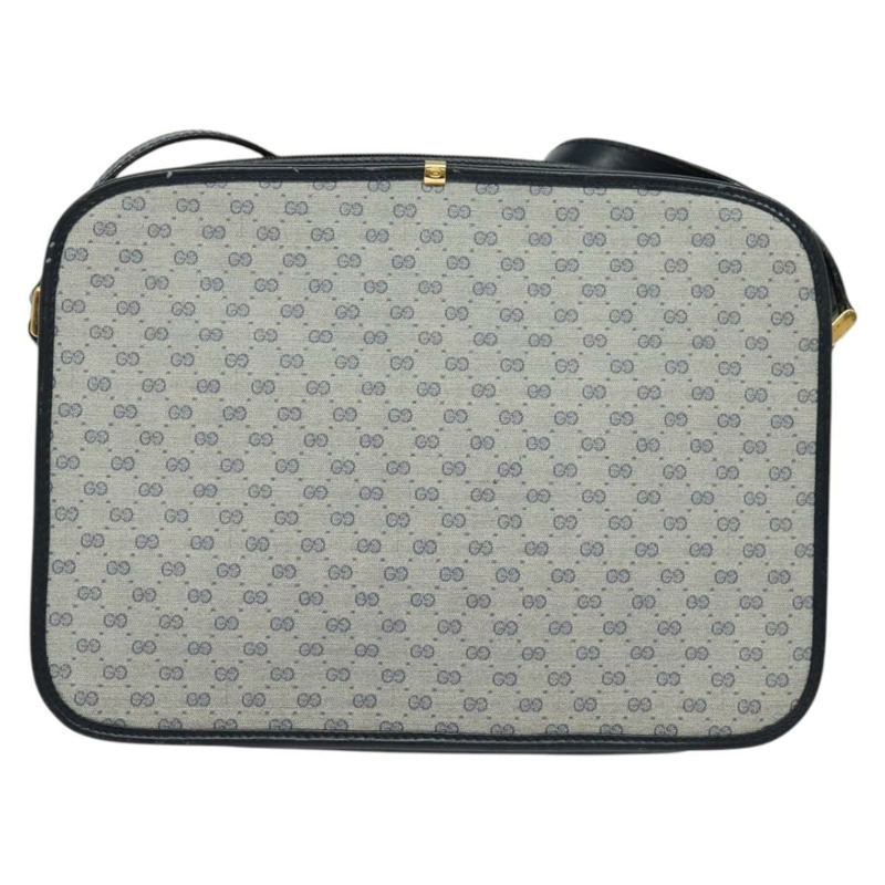 【日本直送】GUCCI Micro GG Supreme 單肩包 PVC 海軍藍/金色 001 256 1308 正品 ep10887-1