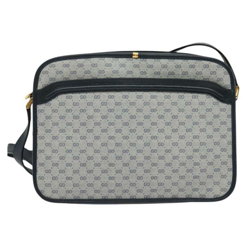 【日本直送】GUCCI Micro GG Supreme 單肩包 PVC 海軍藍/金色 001 256 1308 正品 ep10887-12