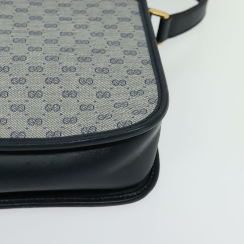 【日本直送】GUCCI Micro GG Supreme 單肩包 PVC 海軍藍/金色 001 256 1308 正品 ep10887-13
