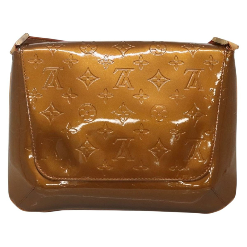 【日本直送】路易威登 Monogram Vernis Thompson Street Bag 青銅色 M91124 LV Auth ep10860-1