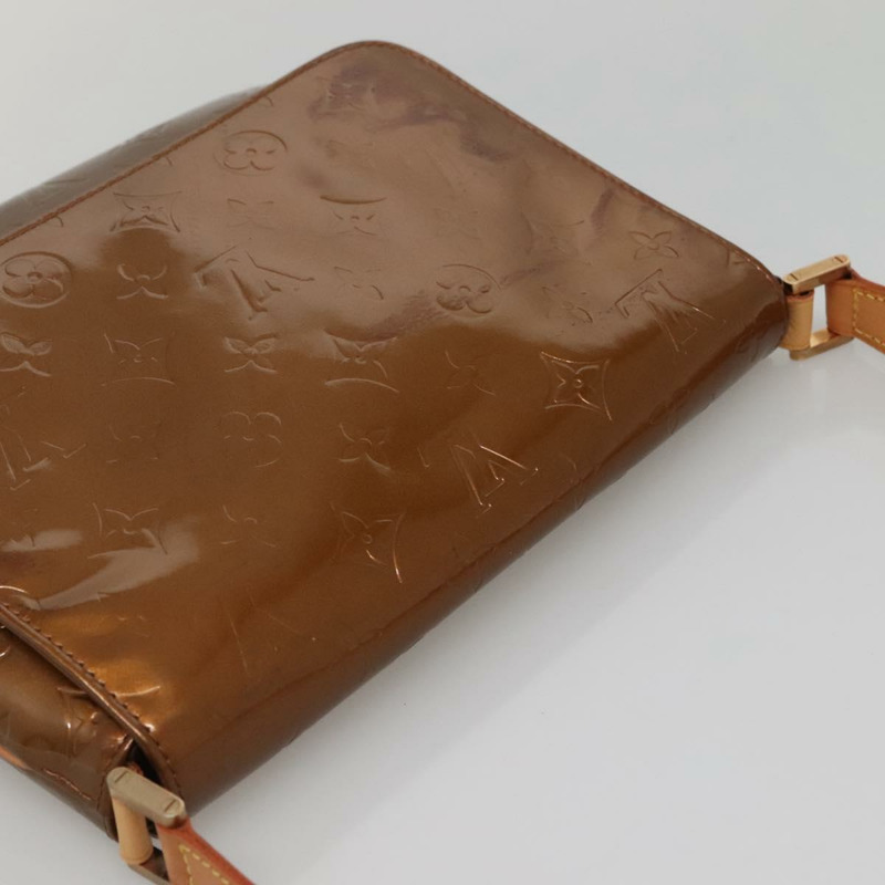 【日本直送】路易威登 Monogram Vernis Thompson Street Bag 青銅色 M91124 LV Auth ep10860-5