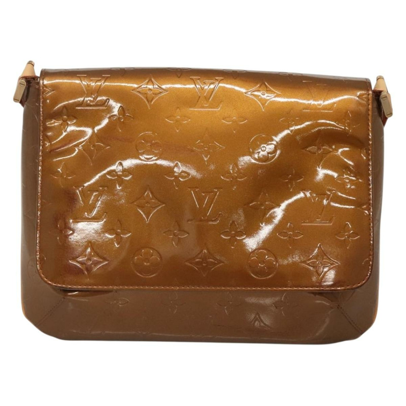 【日本直送】路易威登 Monogram Vernis Thompson Street Bag 青銅色 M91124 LV Auth ep10860-12