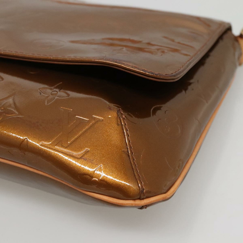 【日本直送】路易威登 Monogram Vernis Thompson Street Bag 青銅色 M91124 LV Auth ep10860-14