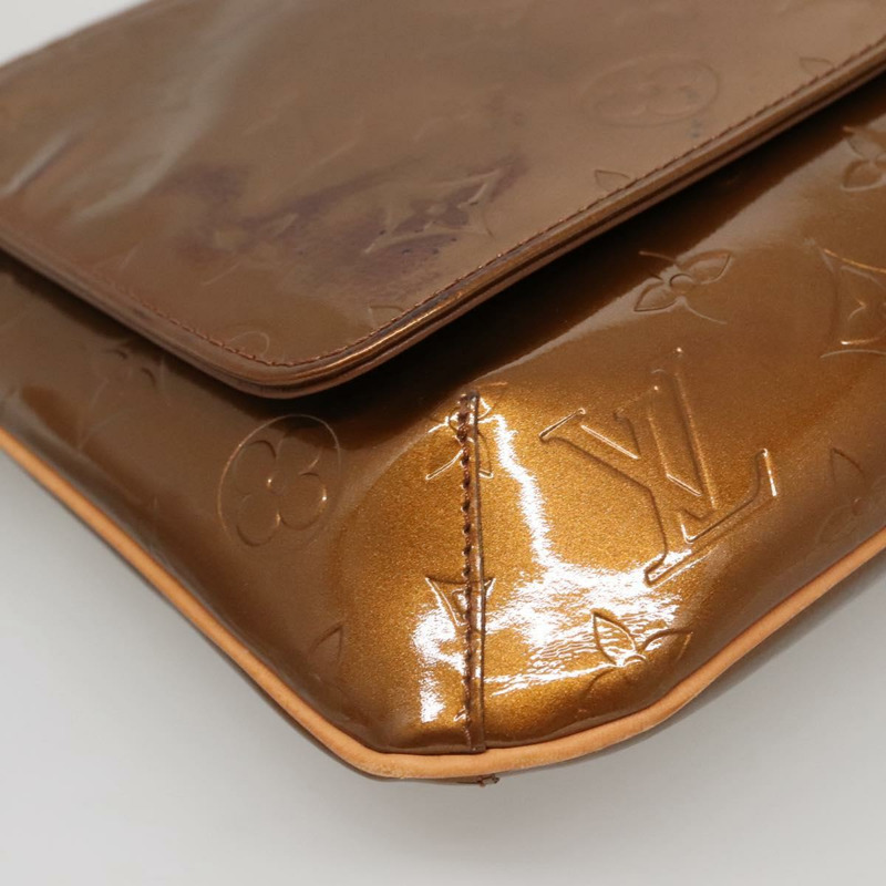【日本直送】路易威登 Monogram Vernis Thompson Street Bag 青銅色 M91124 LV Auth ep10860-15