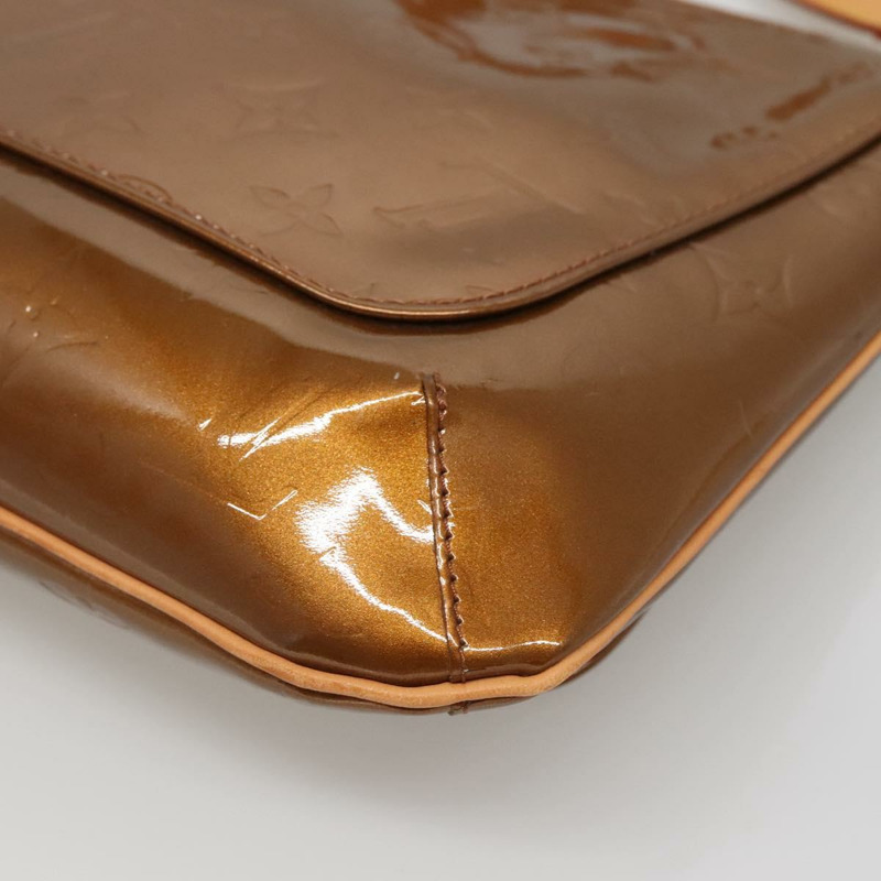 【日本直送】路易威登 Monogram Vernis Thompson Street Bag 青銅色 M91124 LV Auth ep10860-16