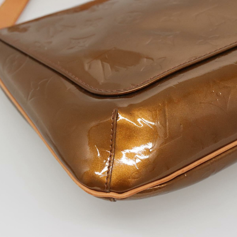 【日本直送】路易威登 Monogram Vernis Thompson Street Bag 青銅色 M91124 LV Auth ep10860-17