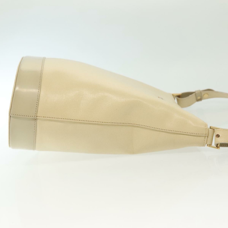 【日本直送】Burberrys 皮革肩包 米色 金色 正品 ep10651-2