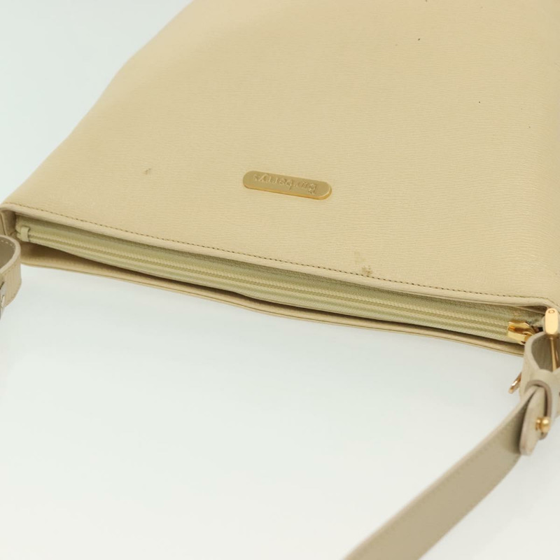 【日本直送】Burberrys 皮革肩包 米色 金色 正品 ep10651-5