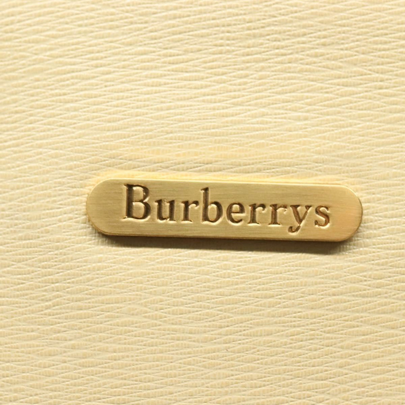 【日本直送】Burberrys 皮革肩包 米色 金色 正品 ep10651-16