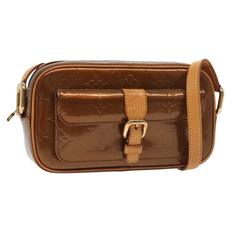 【日本直送】路易威登 Monogram Vernis Christy MM 肩背包 青銅色 M91109 正品 ep10864-0