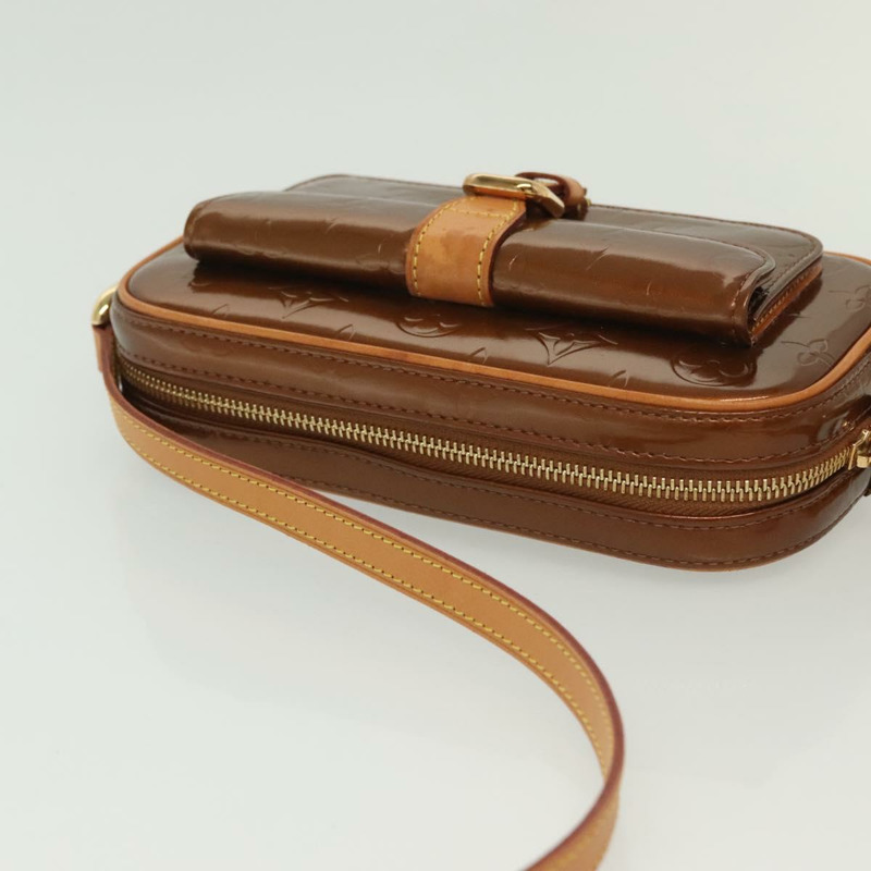 【日本直送】路易威登 Monogram Vernis Christy MM 肩背包 青銅色 M91109 正品 ep10864-5