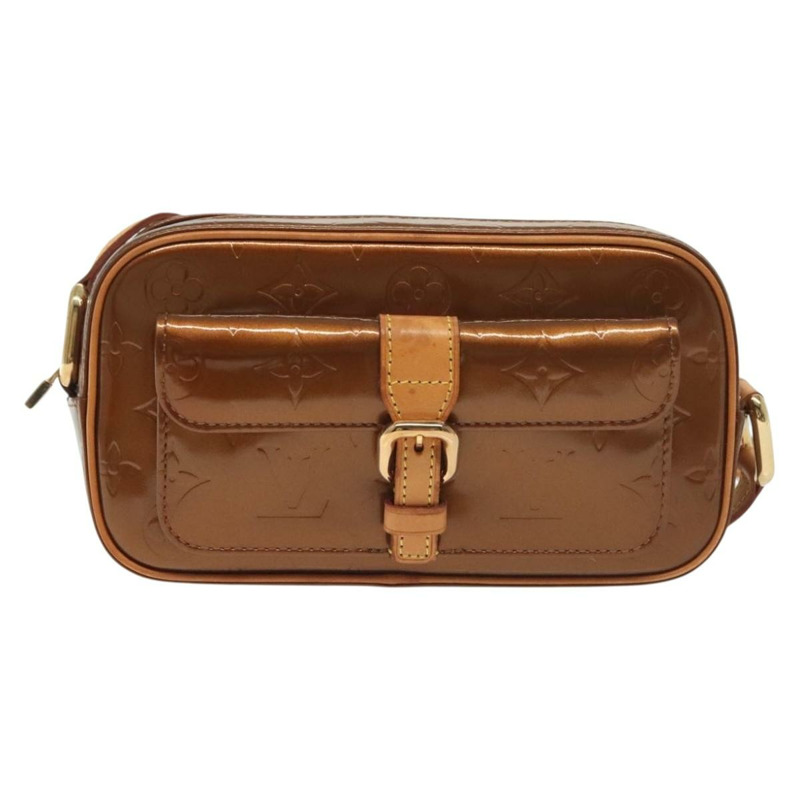 【日本直送】路易威登 Monogram Vernis Christy MM 肩背包 青銅色 M91109 正品 ep10864-12
