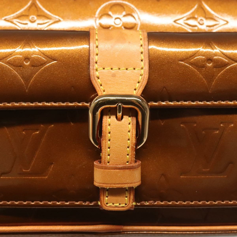 【日本直送】路易威登 Monogram Vernis Christy MM 肩背包 青銅色 M91109 正品 ep10864-17