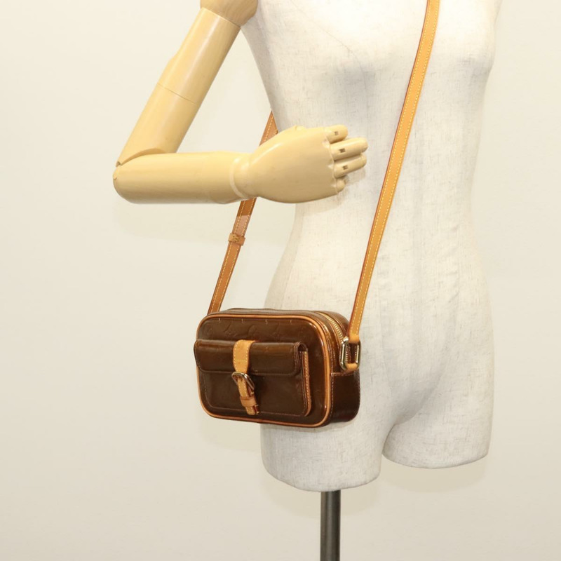 【日本直送】路易威登 Monogram Vernis Christy MM 肩背包 青銅色 M91109 正品 ep10864-22