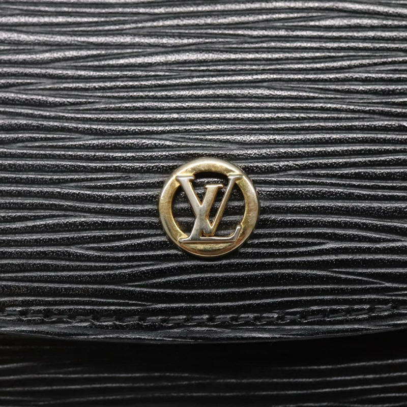 【日本直送】路易威登 Epi Montaigne 23 手拿包 黑色 M52662 LV 正品 ep10851-7