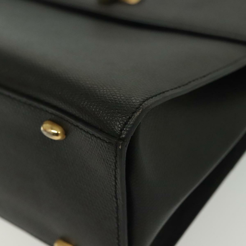 【日本直送】CELINE 手提包 皮革 黑色 金色 正品 ep10817-13