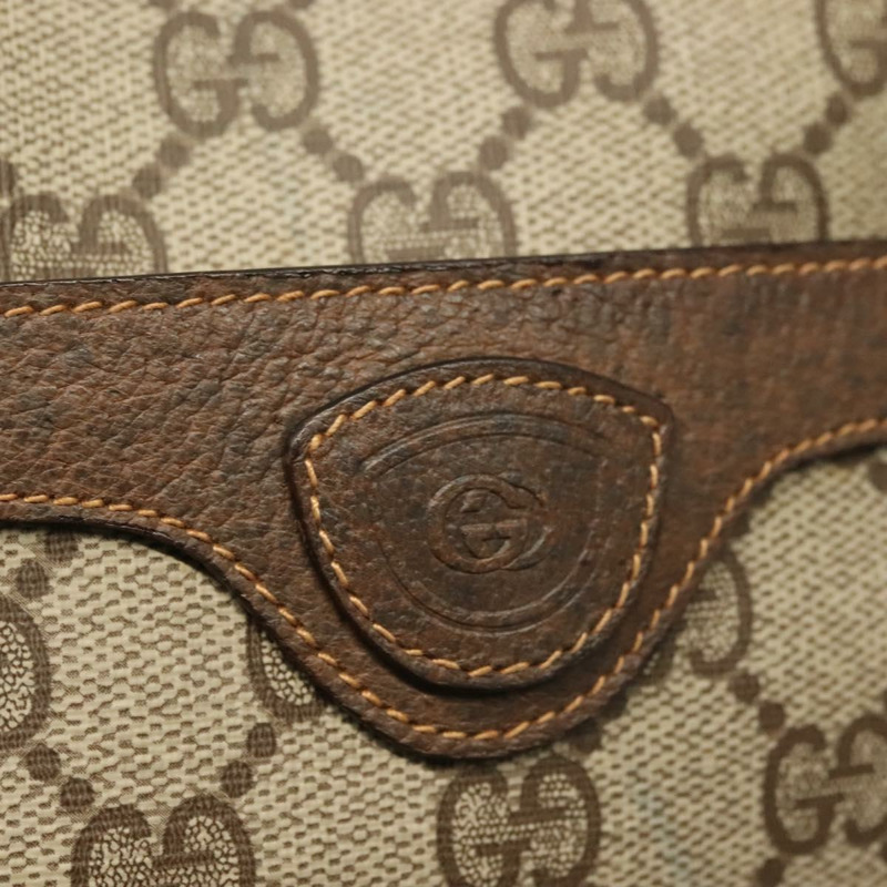 【日本直送】GUCCI GG Supreme 單肩包 PVC 米色 金色 正品 ep10845-17