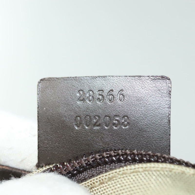 【日本直送】GUCCI 腰包 帆布 米色 銀色 28566 正品 ep10792-11