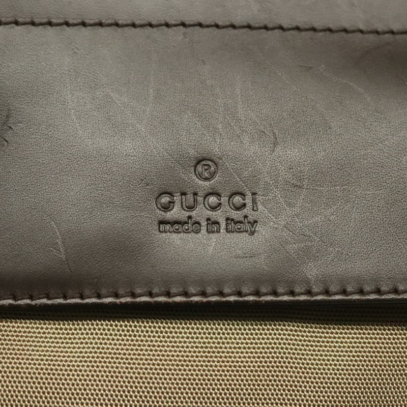 【日本直送】GUCCI 腰包 帆布 米色 銀色 28566 正品 ep10792-17