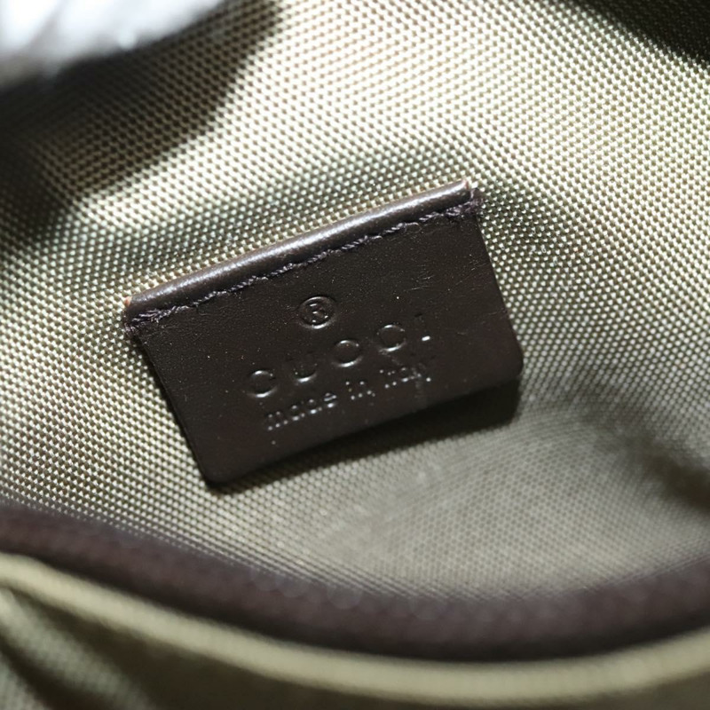 【日本直送】GUCCI 腰包 帆布 米色 銀色 28566 正品 ep10792-18