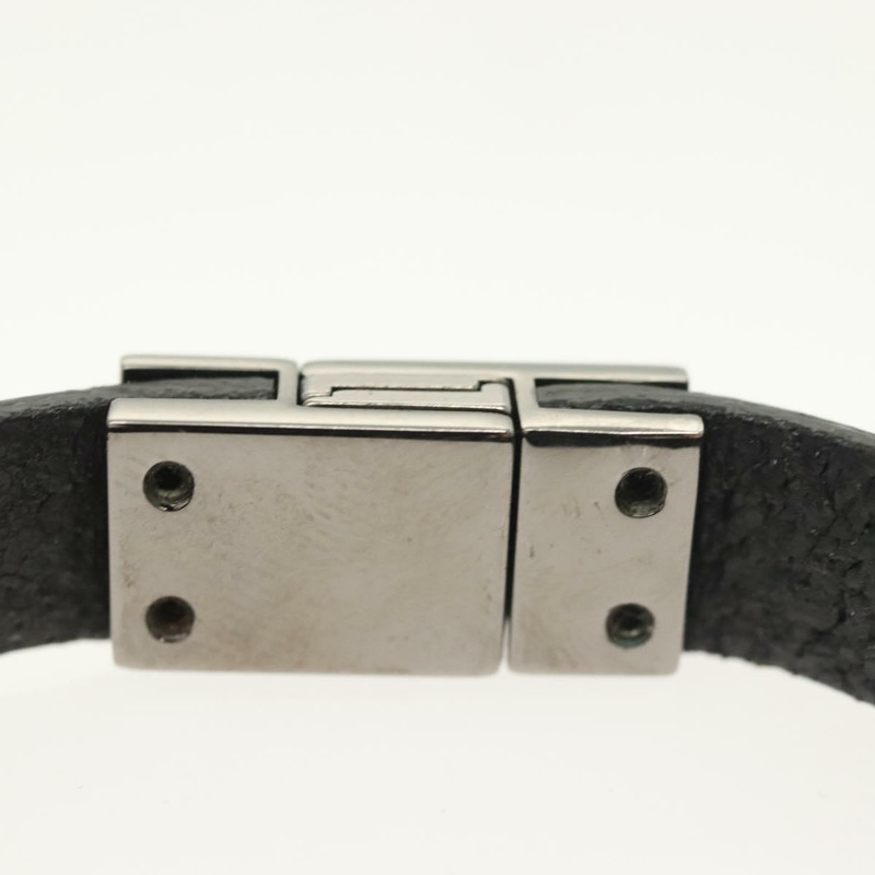 【日本直送】SAINT LAURENT Cassandra 手環 金屬 黑色 Auth yk19459-7