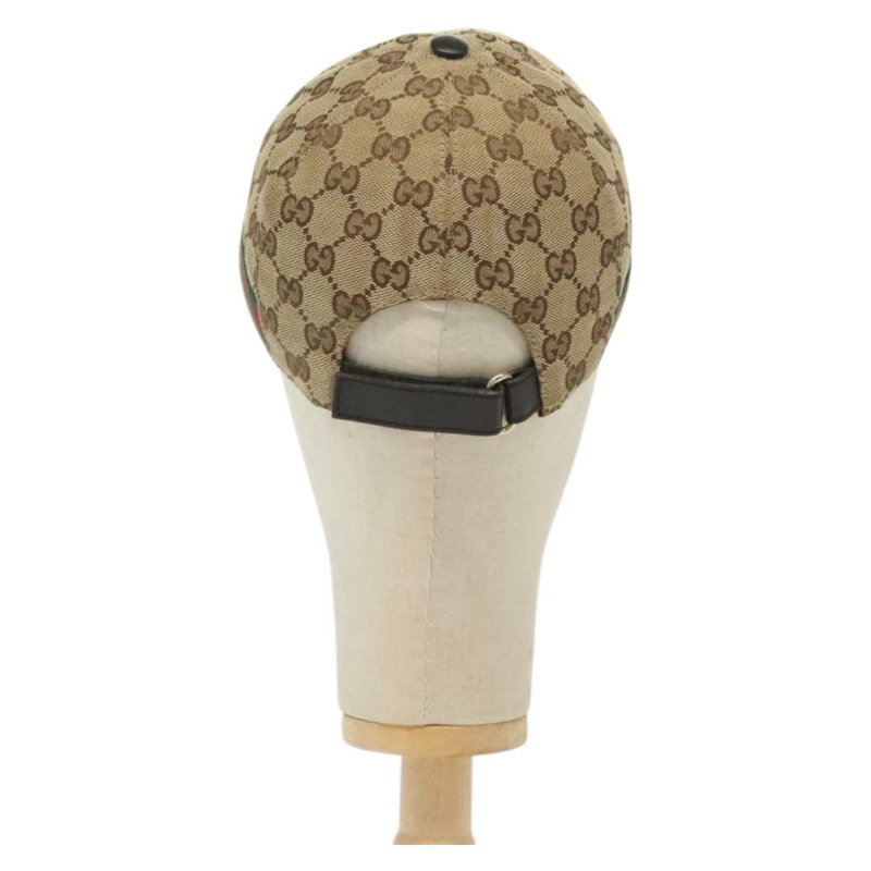 【日本直送】GUCCI GG帆布棒球帽 L 米色 紅色 綠色 200035 正品 yk19400-1