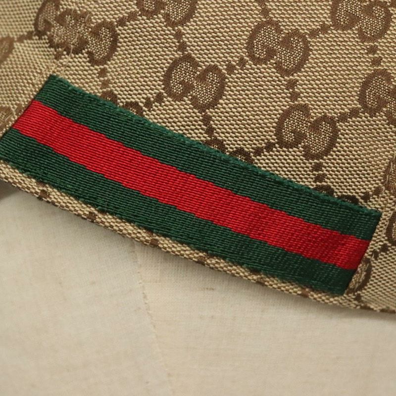【日本直送】GUCCI GG帆布棒球帽 L 米色 紅色 綠色 200035 正品 yk19400-8
