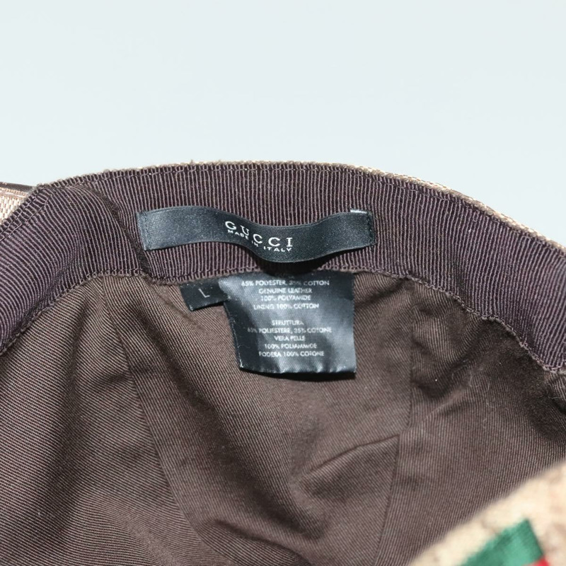 【日本直送】GUCCI GG帆布棒球帽 L 米色 紅色 綠色 200035 正品 yk19400-16