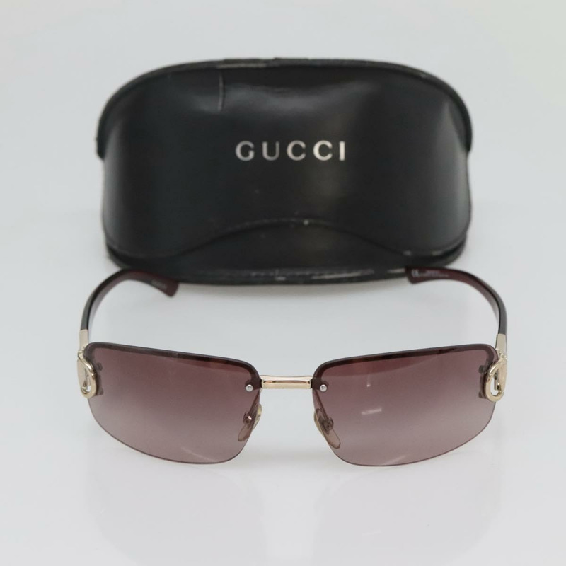 【日本直送】GUCCI 太陽眼鏡 塑膠 紫灰色 正品 yk19498-10