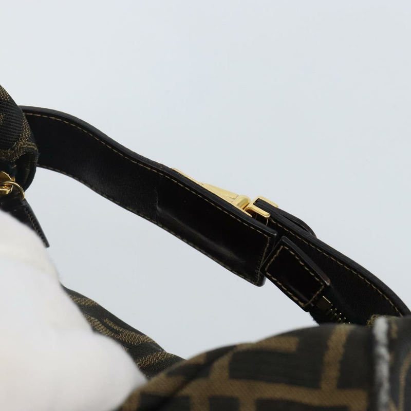 【日本直送】FENDI Zucca帆布手提包 黑色 棕色 正品 141927-6