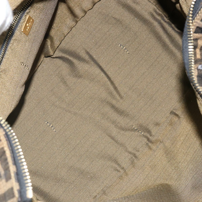【日本直送】FENDI Zucca帆布手提包 黑色 棕色 正品 141927-10