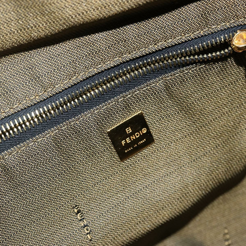 【日本直送】FENDI Zucca帆布手提包 黑色 棕色 正品 141927-17