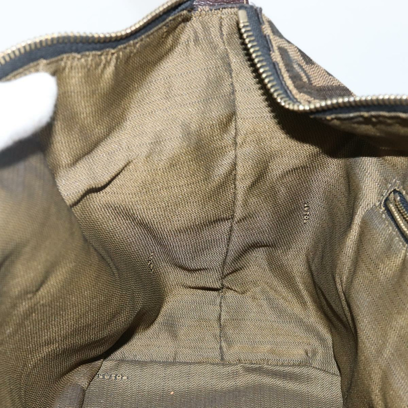 【日本直送】FENDI Zucca帆布手提包 黑色 棕色 正品 141927-19