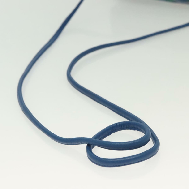 【日本直送】BOTTEGA VENETA 琺瑯藍單肩包 正品 135284-6