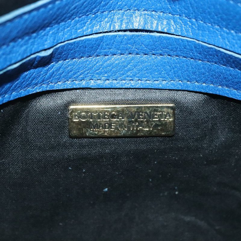 【日本直送】BOTTEGA VENETA 琺瑯藍單肩包 正品 135284-10