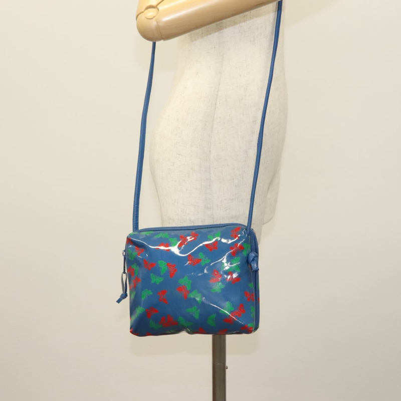 【日本直送】BOTTEGA VENETA 琺瑯藍單肩包 正品 135284-22