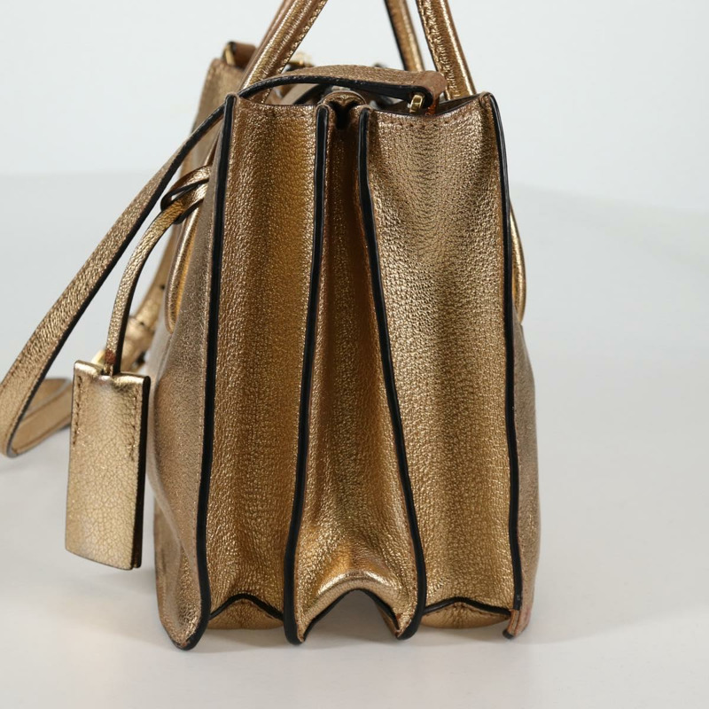 【日本直送】Miu Miu 手提包 皮革 2way 金色 正品 135307-3