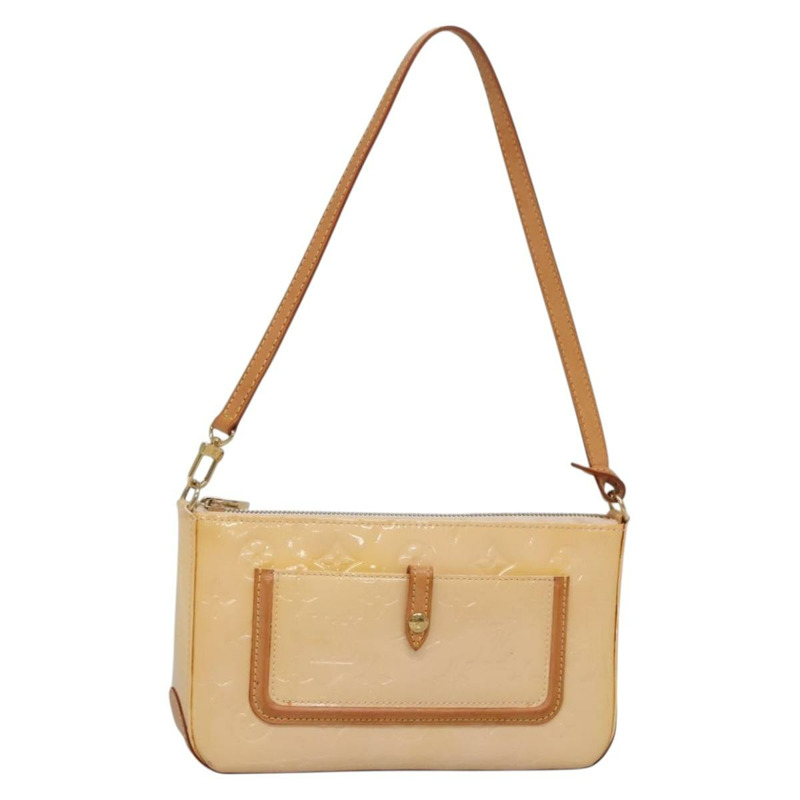 【日本直送】路易威登 Vernis Mallory 方形粉紅配件包 M91292 LV 正品 142265-0