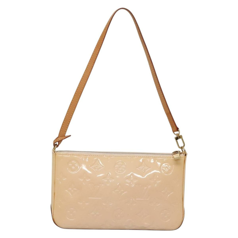 【日本直送】路易威登 Vernis Mallory 方形粉紅配件包 M91292 LV 正品 142265-1