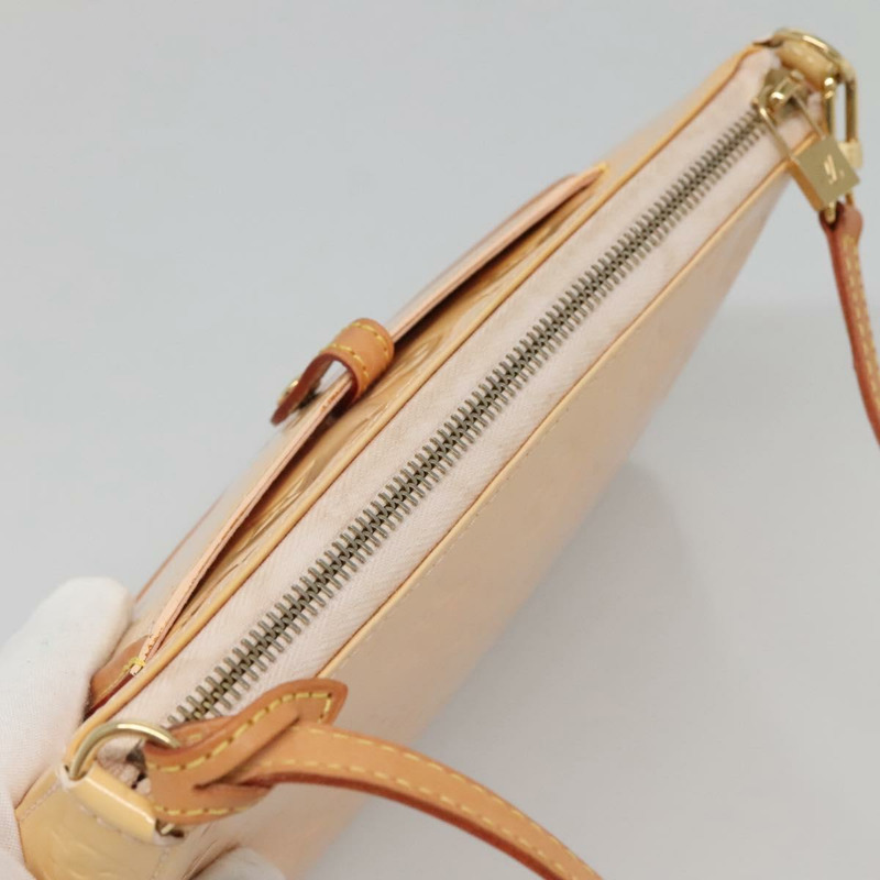 【日本直送】路易威登 Vernis Mallory 方形粉紅配件包 M91292 LV 正品 142265-5