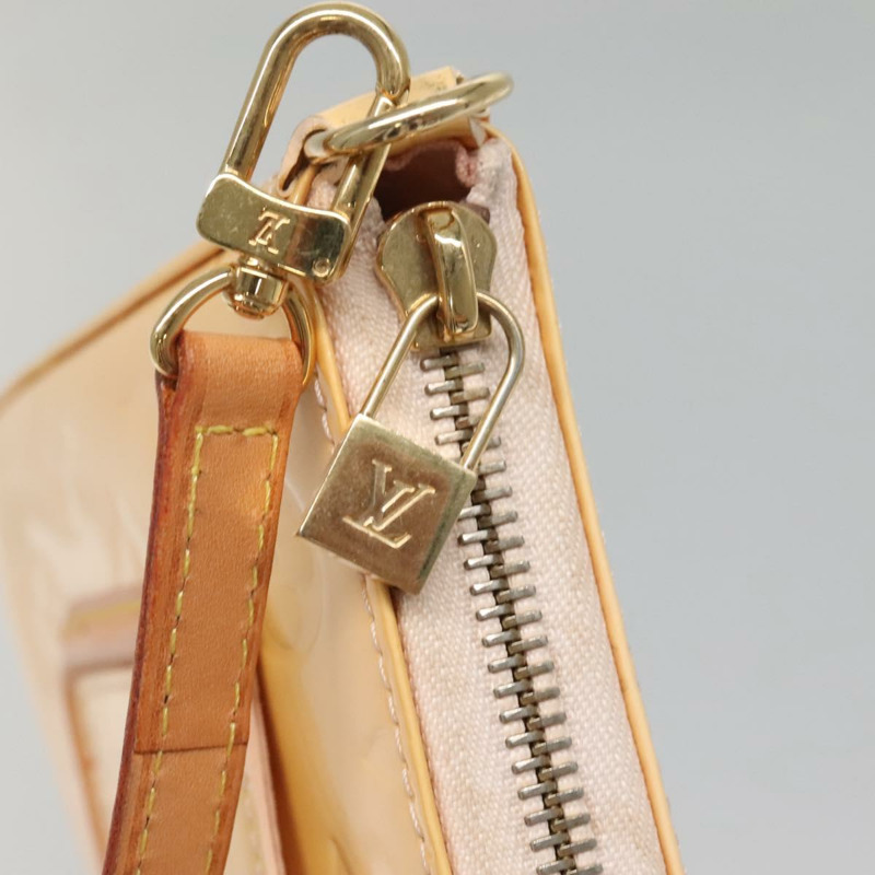 【日本直送】路易威登 Vernis Mallory 方形粉紅配件包 M91292 LV 正品 142265-8