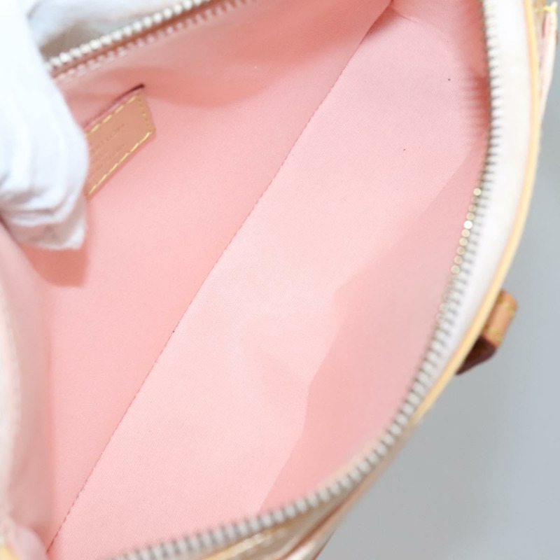 【日本直送】路易威登 Vernis Mallory 方形粉紅配件包 M91292 LV 正品 142265-9