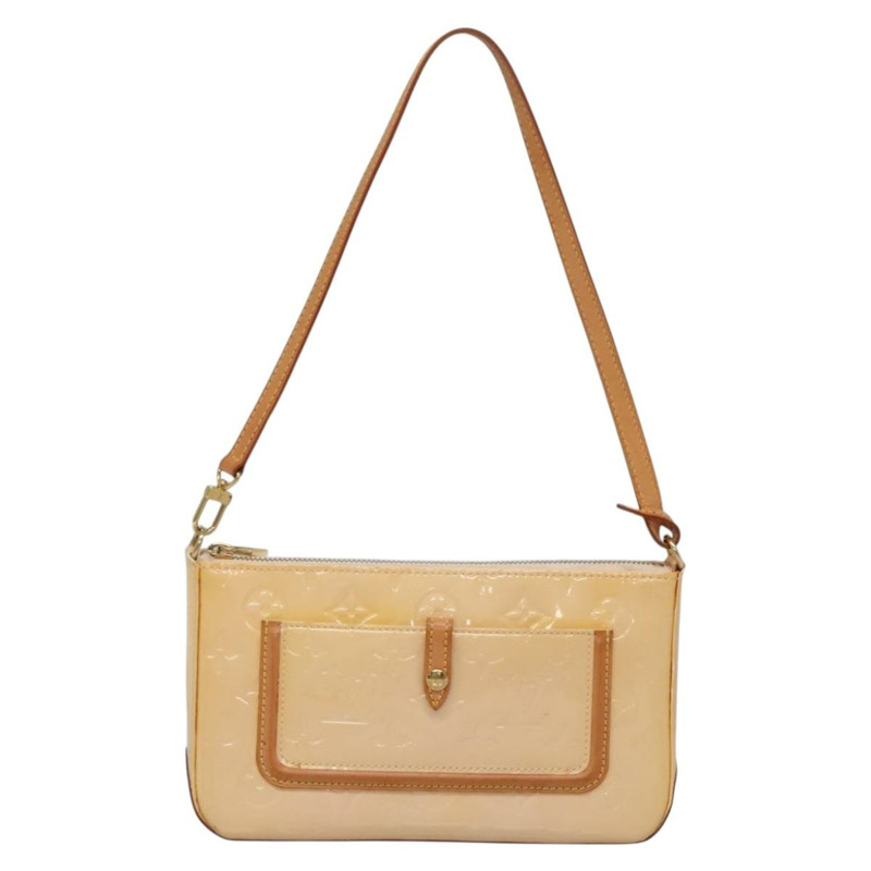 【日本直送】路易威登 Vernis Mallory 方形粉紅配件包 M91292 LV 正品 142265-12