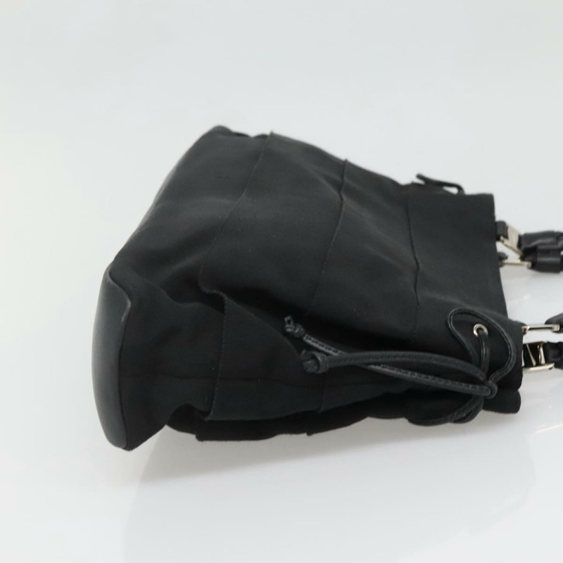 【日本直送】Salvatore Ferragamo Vala 手提包 帆布 黑色 銀色 正品 142249-3