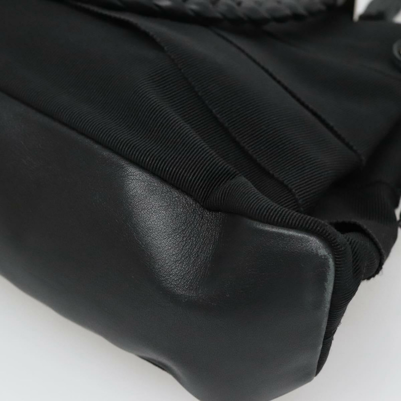 【日本直送】Salvatore Ferragamo Vala 手提包 帆布 黑色 銀色 正品 142249-14