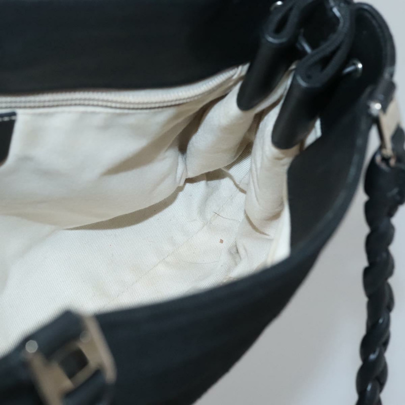 【日本直送】Salvatore Ferragamo Vala 手提包 帆布 黑色 銀色 正品 142249-17