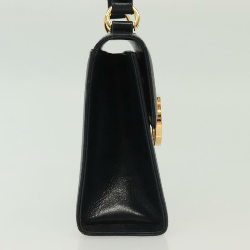 【日本直送】Salvatore Ferragamo Gancini 手提包 皮革 海軍藍 金色 正品 142283-3