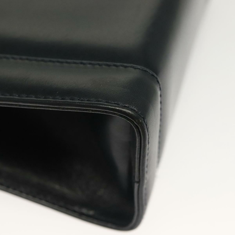 【日本直送】Salvatore Ferragamo Gancini 手提包 皮革 海軍藍 金色 正品 142283-15