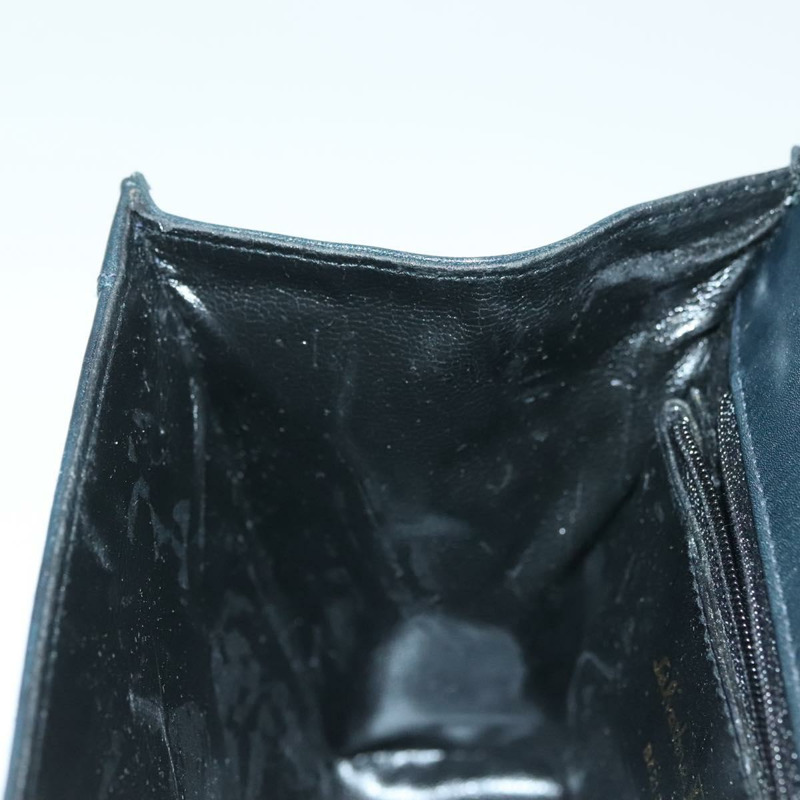 【日本直送】Salvatore Ferragamo Gancini 手提包 皮革 海軍藍 金色 正品 142283-19